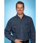 Ely Cowboy Shirt Denim Blue