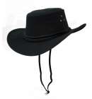 Cowboy Hat Suede Black