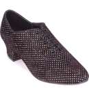 Topline Dance Shoe Black Silver Holo