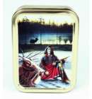 Tobacco Tin 2oz Indian Trapper Tobacco Tin 2oz Indian Trapper