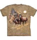 Mountain TShirt Patriot Horses