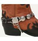 Boot Straps Texas Star Brown