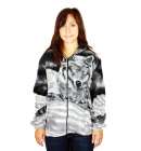 LW Fleece Wolf Face Grey