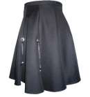 Gorded Skirt Short - Black