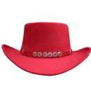HatBand Rhinestone Red/Red