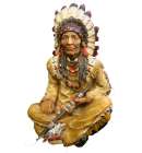 Elgate Indian with Peacepipe