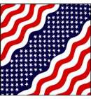 Bandana Wavy Stars and Stripes Bandana Wavy Stars and Stripes