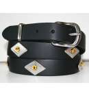 Rhinestone Belt Diamond Blk/Ye Rhinestone Belt Diamond Blk/Ye