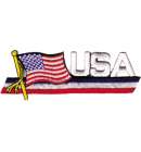 Patch USA and Flag