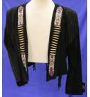 D/L Black Suede Mosaic
