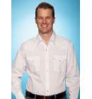 Ely Cowboy Shirt Plain White