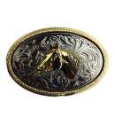 Silver Engraved Horsehead
