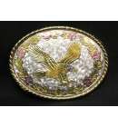 Silver Engraved Buckle L