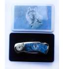Pocket Knife 3 Wolves