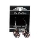 Earings Copper 2 Hearts Earings Copper 2 Hearts