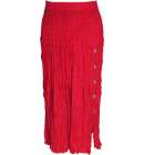 Broomstick Skirt Long Red