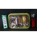 2oz Tobacco Tin Set Wolf Head 2oz Tobacco Tin Set Wolf Head