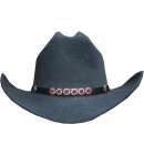 HatBand Rhinestone Black/Red