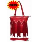 Fringe Bag Rhinestones Red Fringe Bag Rhinestones Red