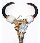 Buffalo Skull With Eagle