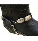 Boot Straps Womens Oval