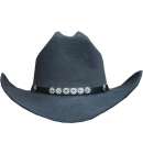 HatBand Rhinestone Black/Clear