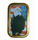 Tobacco Tin 1oz Eagle/USA