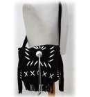 Fringe Shoulder Bag Black