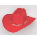 Cattleman Cowboy Hat Red