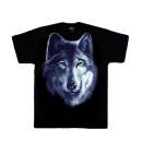 Wild Wolf Face Blue TShirt
