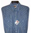 Ely Lurex Chambray Blue