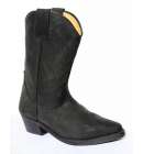 Cowboy Boots Mens Nubuck Black