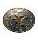 Buckle Flying Eagle Oval GoldSilver