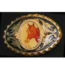 Texas Buckle Oval Horse 6