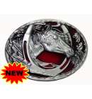 Buckle Horse Head Red Buckle Horse Head Red