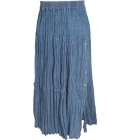 Broomstick Skirt Long Denim