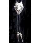 Bolo Wolf Head Silver Bolo Wolf Head Silver