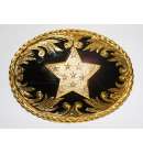 Diamante Gold Star Buckle