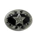 Diamante Silver Star Buckle