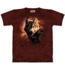 Mountain TShirt Sunlit Wolf