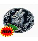 Buckle Howling Wolf Buckle Howling Wolf