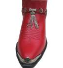 Kiltie Boot Straps Red /Red