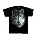 Wild Wolf Face Grey TShirt