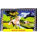 Wall Rug White Horse