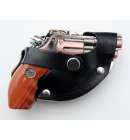 Lighter Buckle Gun Brown Holster