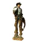 Cowboy with Saddle