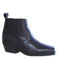 Cowboy Boot Chisel Toe Ankle Black