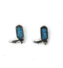 Cowboy Boot Earings Turquoise