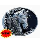 Buckle Horse Head Black