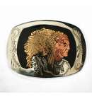 German Silver NativeBuckle1139